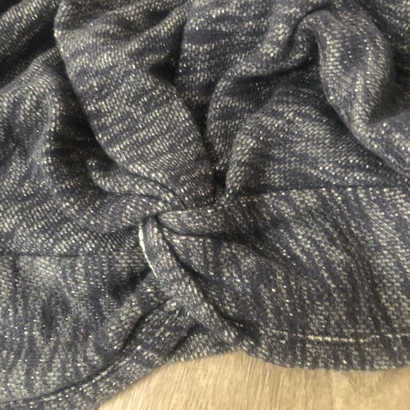 J Crew twist front sweatshirt blue xs - Picture 5 of 7